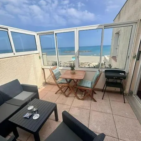Grand Large Terrasse Front De Barcares Le Barcarès